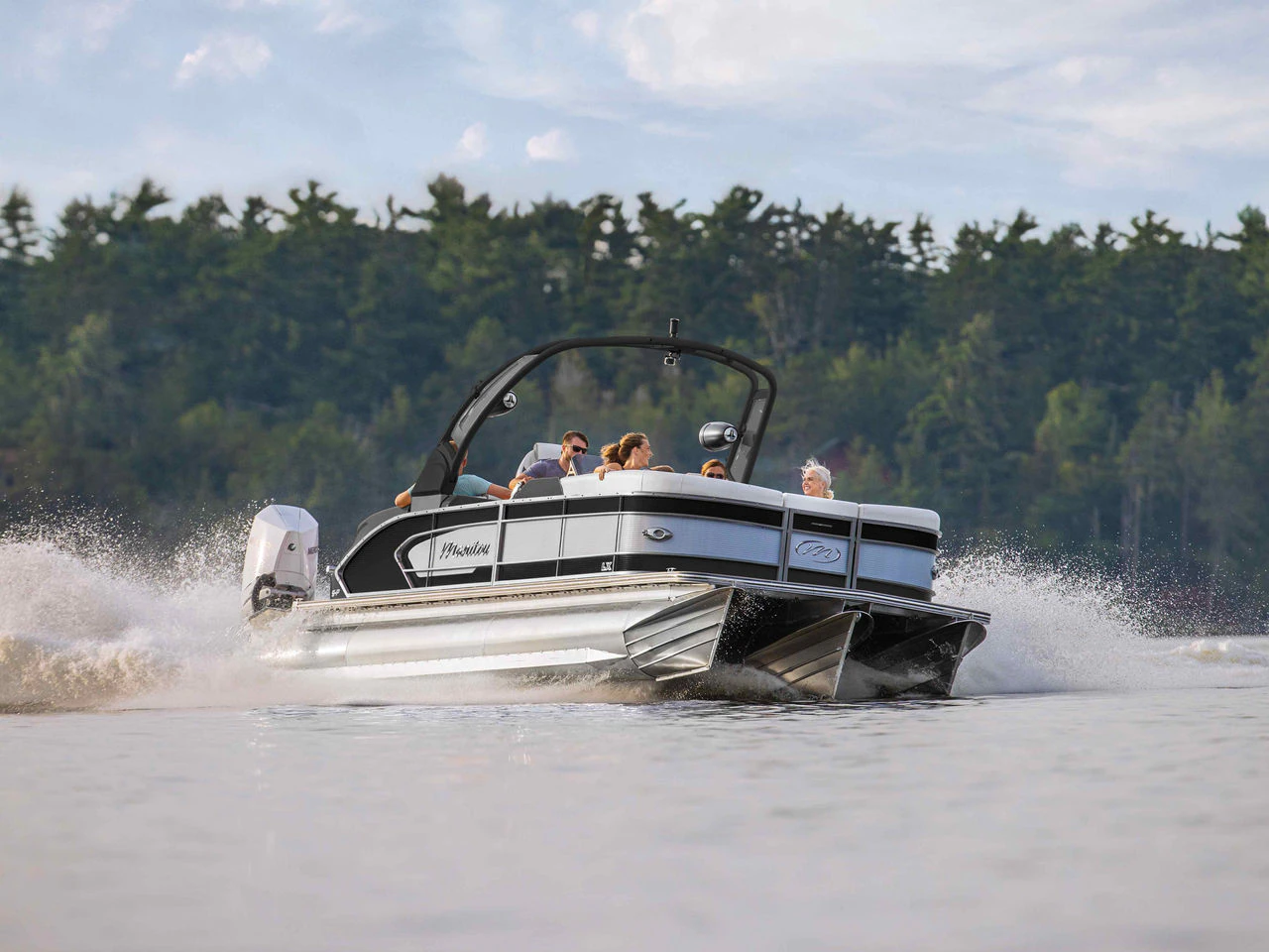 Largest Pontoon Boat Inventory. 3 Brands To Choose From