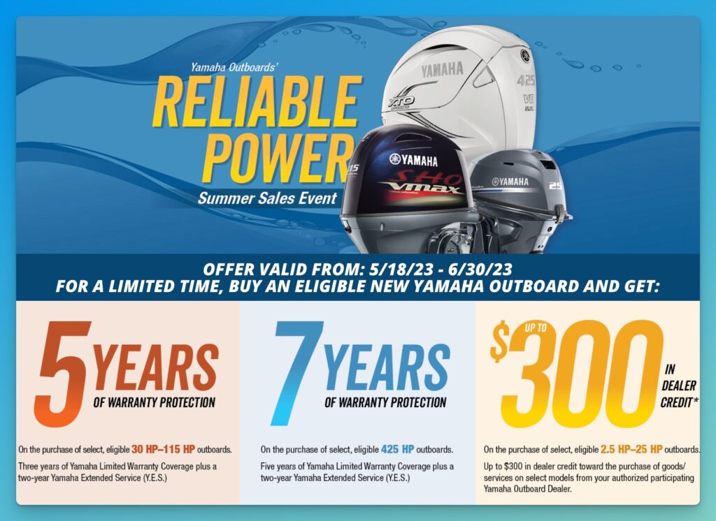 Yamaha Outboards 2023 Offer